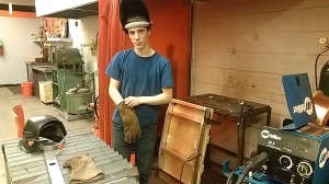 Getting ready for welding